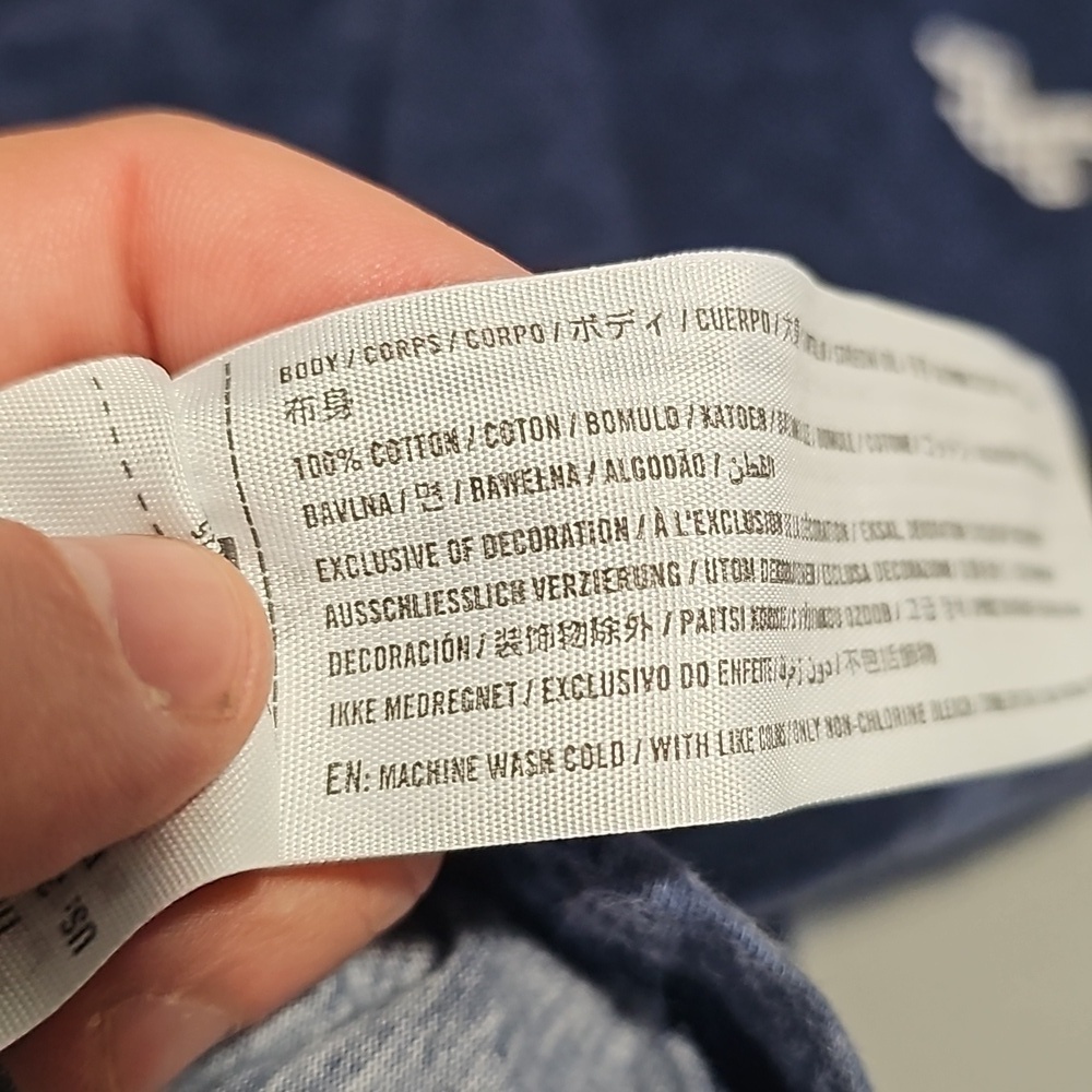 Hollister medium blue long sleeve shirt - Picture 7 of 7